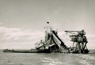 Baggerung Unter-Ems, 1958