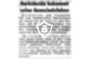 Harksheide bekommt seine Gemeindefahne