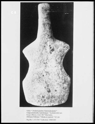 Kykladenidol aus Pyrgos (Paros), Grab 100