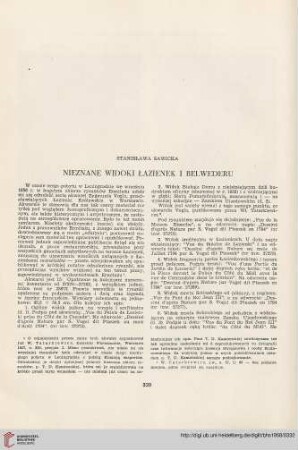20: Nieznane widoki Łazienek i Belwederu