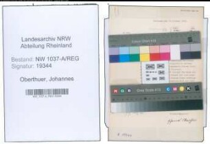 Entnazifizierung Johannes Oberthuer , geb. 00.00.0000 (Lokheizer)