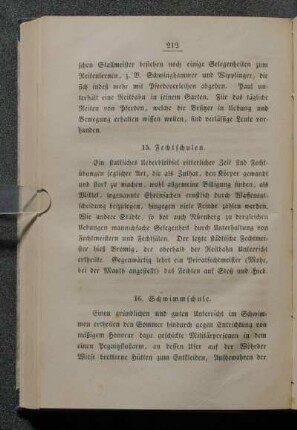 16. Schwimmschule.