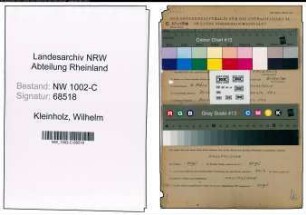 Entnazifizierung Wilhelm Kleinholz, geb. 06.03.1903 (Ingenieur)