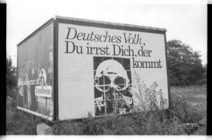 Kleinbildnegativ: Reklame, Anhalter Straße, 1983