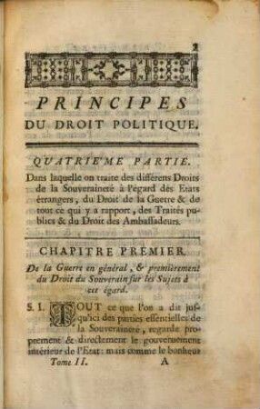 Principes Du Droit Politique, Tome Second