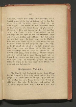 Großmamas Wohnung.