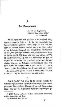 Der Darwinismus