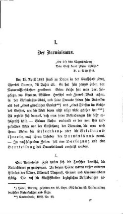 Der Darwinismus