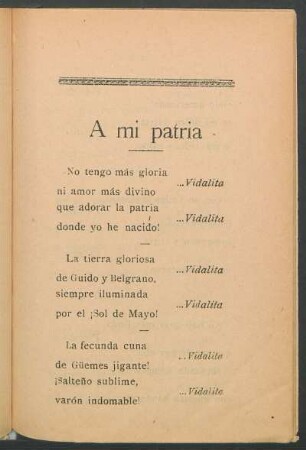 A mi patria