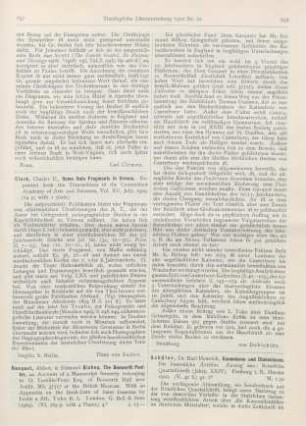 658-659 [Rezension] Schäfer, Karl Heinrich, Kanonissen und Diakonissen
