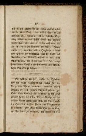 Die liebliche Klarheit ...