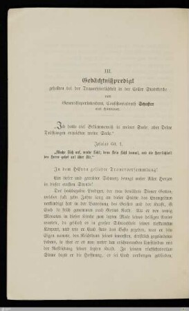 Gedächtnispredigt