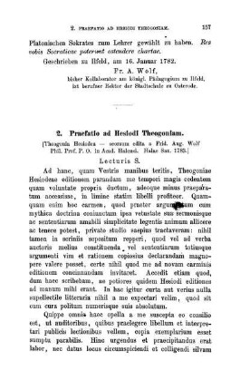 2. Praefation ad Hesiodi Theogoniam