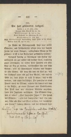 550. Der hart geschmiedete Landgraf.