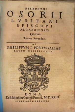 Opera omnia : qvae huic editioni accesserint, index ostendit, 2