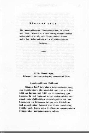 Kirchengemeinden Überkingen bis Uhlbach
