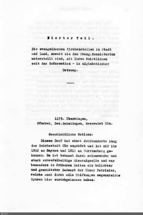 Kirchengemeinden Überkingen bis Uhlbach