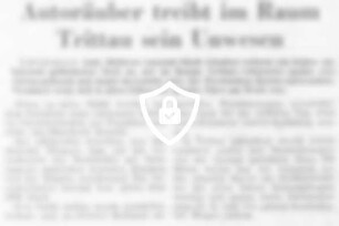 Autoräuber treibt im Raum Trittau sein Unwesen