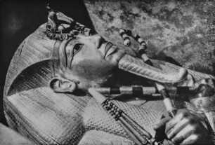 Totenmaske des Tutanchamun (HAPAG-Mittelmeerfahrt der Oceana Leonhardt 1929)