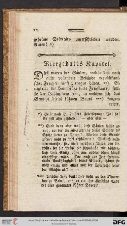 Vierzehntes Kapitel