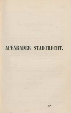 Apenrader Stadtrecht