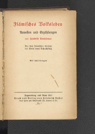 Bd. 3: Flämisches Volksleben