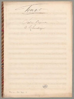 Salve Regina [As-Dur] - BSB Mus.ms. Mk 746-2