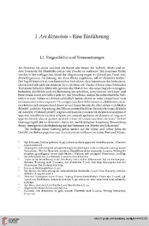 1.1 Vorgeschichte und Voraussetzungen