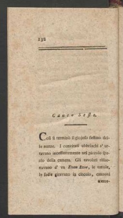 Canto Sesto