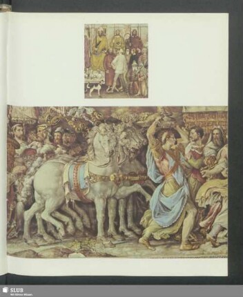 Ausschnitt aus einem Fresco von Salviati um 1550