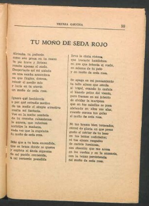 Tu moño de seda roja