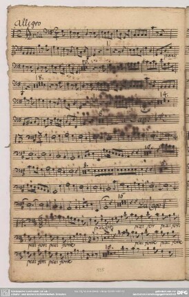 13. Anonymus, Suiten, A-Dur <Aria>