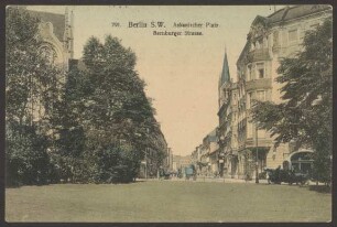 Ansichtskarte "Askanischer Platz, Bernburger Strasse", koloriert