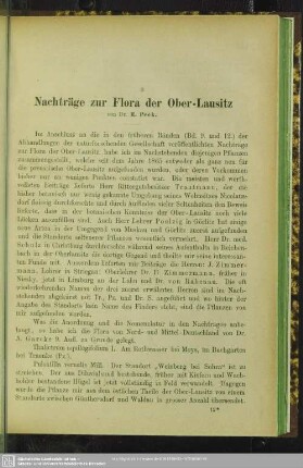 Nachträge zur Flora der Ober-Lausitz