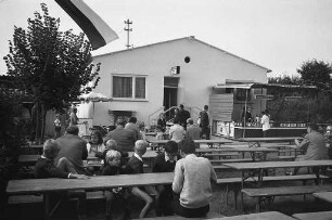 Eröffnung des neuen Vereinsheims des Kleingärtnervereins Oberer See.