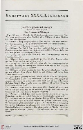 Heft 11 (Augustheft 1930)
