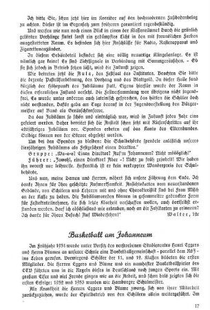 Basketball am Johanneum