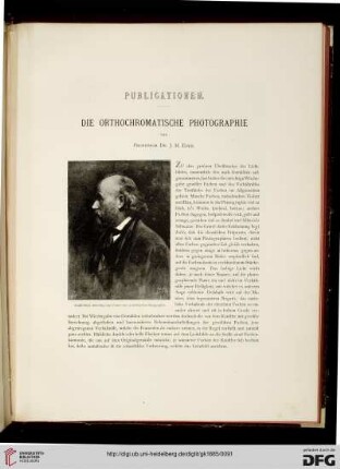 Die orthochromatische Photographie