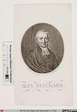 Bildnis Franz Volkmar Reinhard