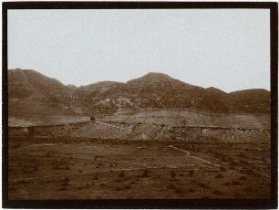 gebel [dschebel/djebel] Kuruntul [Berg der Versuchung] aus der Gegend des alten Jericho