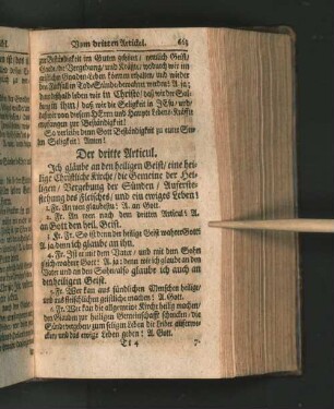 Der dritte Articul.
