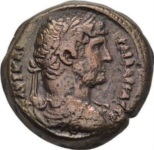 Hadrian (117-138 n. Chr.): Alexandria / Ägypten, 127/128 n. Chr. – Diobol