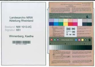Entnazifizierung Kaethe Winnenberg , geb. 29.09.1906 (Gaertnerin)