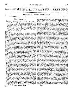Seybold, D. C.: Historisches Taschenbuch auf alle Tage im Jahre. Hauptsächlich den Jünglingen gewidmet. Winterthur: Steiner 1797