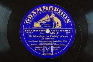 "Die Meistersinger von Nürnberg" : Am stillen Herd / (Wagner)