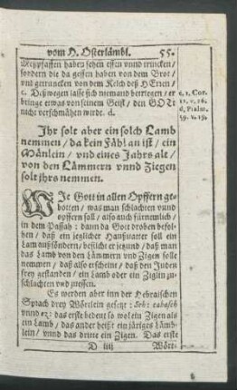 Ihr solt aber ein solch Lamb nemmen/ da kein Fähl an ist/ ...
