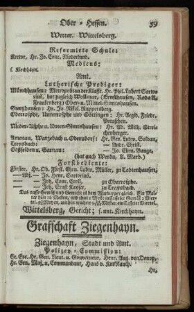 Grafschaft Ziegenhayn