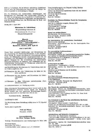 Literaturhinweise des volkseigenen Verlages Volk und Wissen