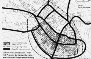 Landw. funktionaler San.-Plan mit Planung der landw. Betriebsstandorte u. Hofstellensanierung
