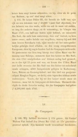 XV. De Compagnie